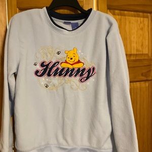 Warm fleece Winnie the Pooh sweatshirt -ladies large